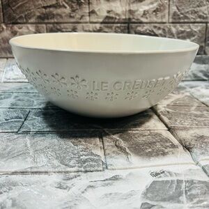 Le Creuset White Ceramic Bowl